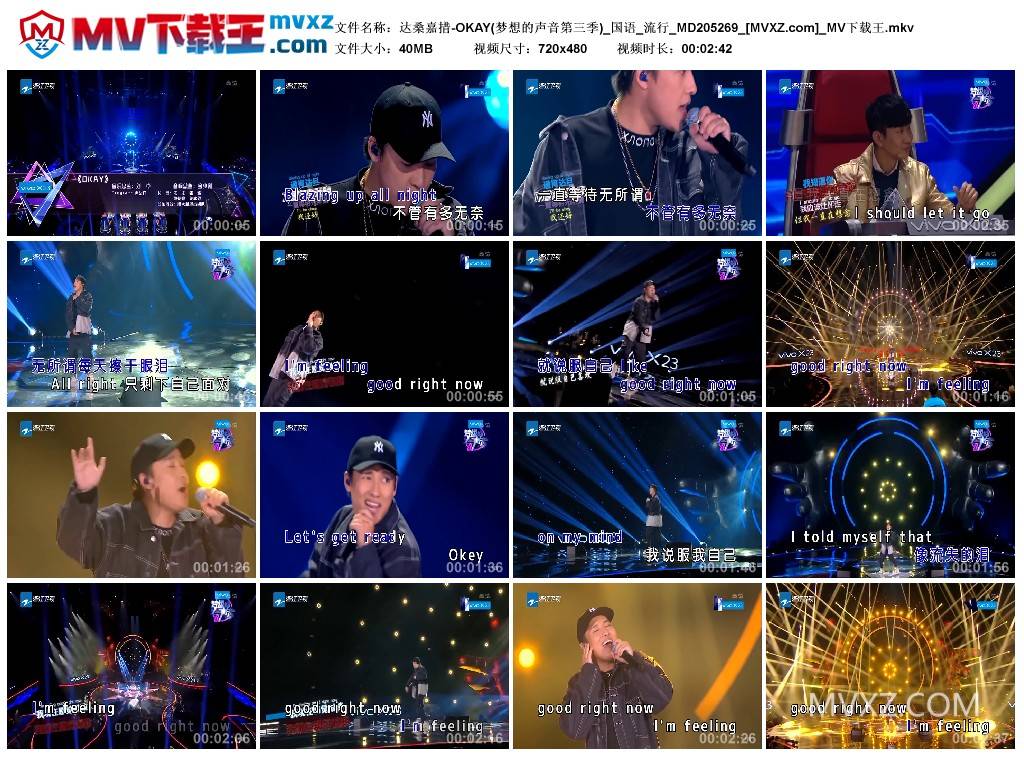 达桑嘉措-OKAY(梦想的声音第三季)_国语_流行_MD205269